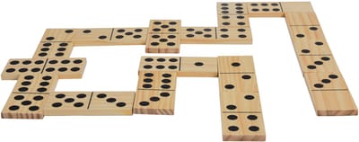 Schildkröt Domino houten spel FSC - klassiek gezelschapsspel voor kinderen.