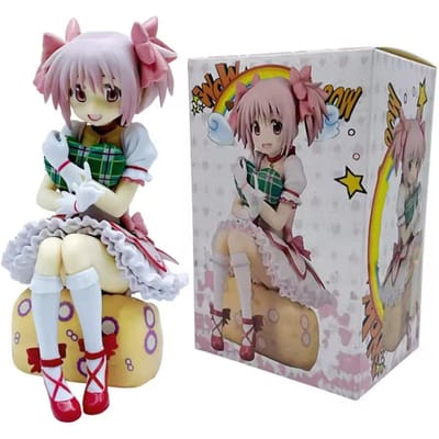 18CM Puella Magi Madoka Magica Kaname Madoka PVC Anime Actiefiguur - Verzamelaar Model Speelgoed Cadeau Anime Cartoon Karakter