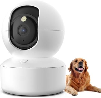 White-Label® Hondencamera - Huisdiercamera - Babyfoon met Camera en App - Baby Monitor - Full HD - Wit