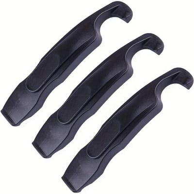 Lot de 3 démonte-pneus de vélo, outil de démontage de pneus longue durée pour vélos de route ou VTT, outil multi-usages 3pcs