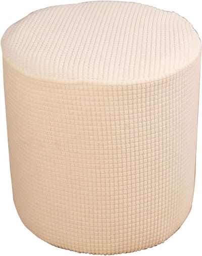 Poef Hoes - Voetenbank Deksel - Meubels Beschermen - Elastische Pasvorm - 30x25 cm - A3
