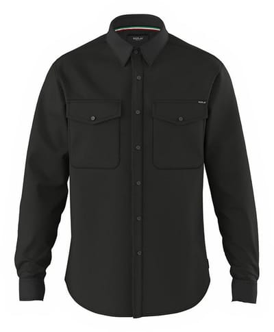 Replay Heren Overhemd regular fit Zwart S Volwassenen