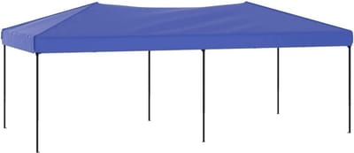Inklapbare partytent 3x6 meter blauw - Tuinpaviljoen voor feesten en evenementen