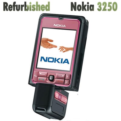 Gerenoveerde Nokia Originele Nokia 3250 Mobiele Telefoon Met 1 SIM Simple Set zwart