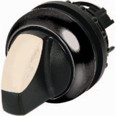 Eaton 284398 M22S-WLKV-W Keuzetoets Kunststof frontring Knevel Zwart 1 stuk(s) Piece