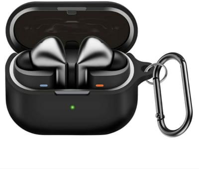 Beschermende Siliconen Case Geschikt voor Samsung Galaxy Buds3/Buds3 Pro met Karabijnhaak