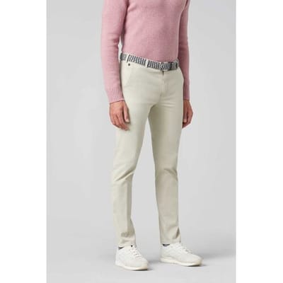 Meyer Broek Bonn Constant Color Cotton Flat-Front Beige / male