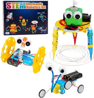 Jojoy- 3 in 1 STEM Robot - Robot Bouwpakket - Tekenrobot - Speelgoed Auto - Robot Speelgoed - STEM & Educatief - Interactief Speelgoed - Robot - Cadeau - ROBOLAB