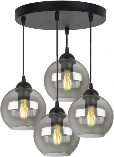 Moderne plafondlamp en wandlamp in zwart en grijs - Stijlvolle verlichting voor elk interieur