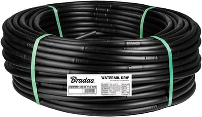 Bradas WATERMIL DRIP Druppelslang – 16 mm × 100 m – 33 cm Druppelaarafstand – 1,6 L/u – Irrigatie