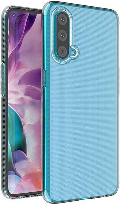 MobyDefend Hoesje - Geschikt voor OnePlus Nord CE - Transparante TPU Backcover - Volledig Doorzichtig