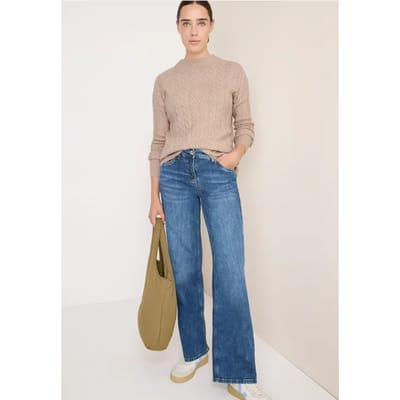 Jumper met kabelpatroon