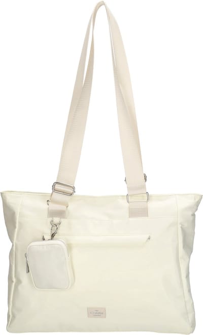 Charm London Odeon Schoudertas Shopper met Etui - Tote Bag - Dames Tas - Gebroken wit