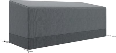 Outsunny Meubelhoes-Oxfordstof-190,5L x 72B x 76H cm-Lichtgrijs