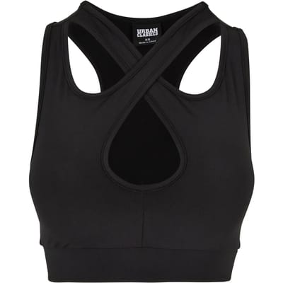 Urban Classics - Crossed SportBH - XS - Zwart