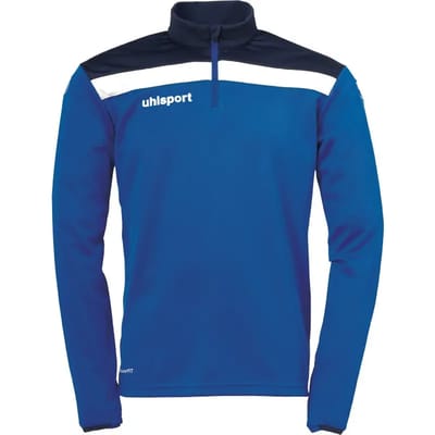 Uhlsport Offense 23 Ziptop Kinderen - Royal / Marine / Wit | Maat: 140