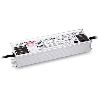 MEAN WELL HLG-80H-12AB LED-driver Constante spanning 60 W 3 - 5 A 10.8 - 13.5 V/DC Dimbaar, 3-in-1 dimmer, Instelbaar, PFC-schakeling, Outdoor,