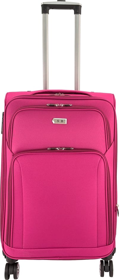 SB Travelbags Zachte bagage koffer – 68 cm – Expandable – Wijnrood