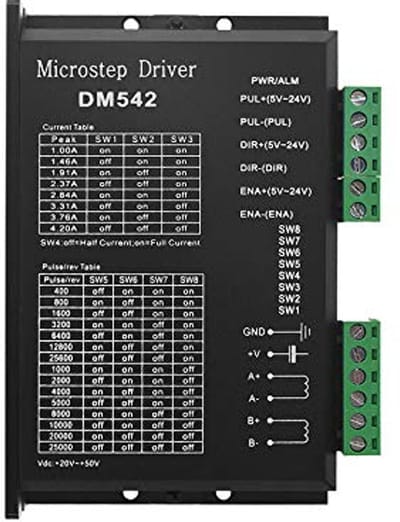 Digitale Microstep Driver voor Stappenmotoren - 2-fase 20-50V DC Max 4.2A
