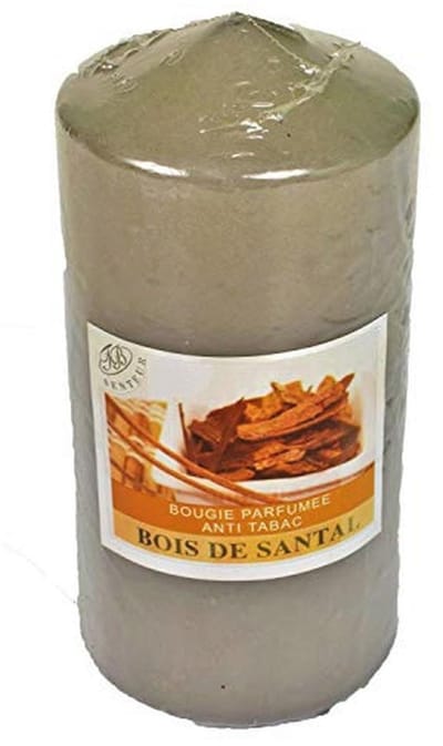 Cilindrische Geurkaars 15 cm - Chocoladebruin, 60 uur brandduur