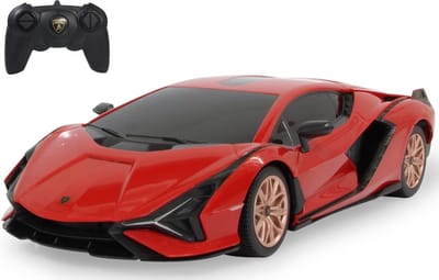 Jamara RC voertuig Auto - 403126 RC Auto Lamborghini Sian FKP - Rood - RC Model - 2,4GHz - tot 9 km/u - 1:24