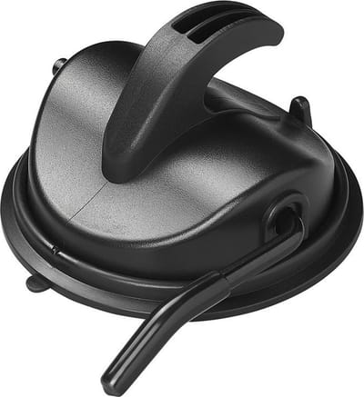 Pro plus Ophanghaak - 2x stuks - zuignap - zwart - 10 cm - tot 10 kg - keuken/badkamer/camper/caravan
