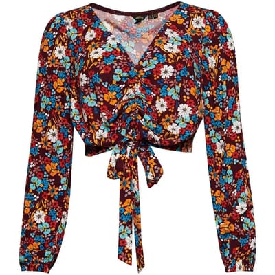 Superdry - Vintage top met geknoopte voorkant - Dames - Tops