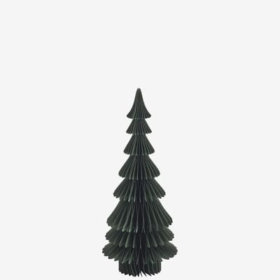 Madam Stoltz - Staande Papieren Kerstboom - Groen - 67 cm