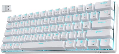 Mechanisch Toetsenbord met Bluetooth 3.0 en RGB-verlichting voor Gaming - Compatibel met iOS, Android, Windows en Mac