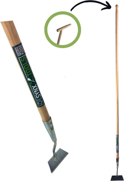 Synx Tools Rechte Schoffel 12cm met steel 160 cm met Hilt Schoffels - Onkruidbestrijding / Onkruidverwijderaar - Rechte Schoffels 160 cm steel met Hilt - Hark - Onkruidbestrijding
