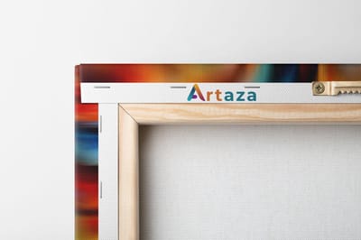 Artaza Canvas Schilderij Drieluik Abstracte Kunst van Kleurrijke Verf - 120x60 - Foto Op Canvas - Canvas Print
