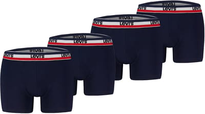 Pack of 4 men's Levis REPEAT LOGO SPW BOXER boxer shorts underwear pants