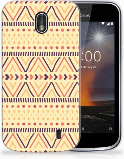 Nokia 1 TPU bumper Aztec Yellow