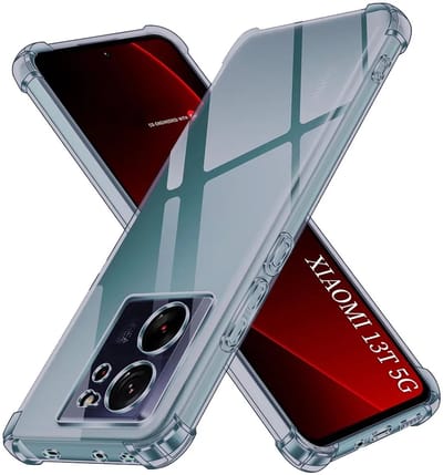 Hoesje geschikt voor Xiaomi 13T/13T Pro - Techsuit Shockproof Silicone Back Cover - Zwart