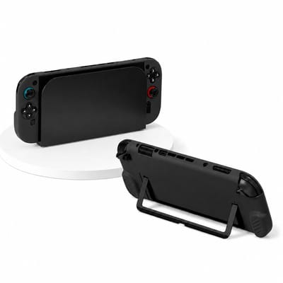 Sounix Hoesje geschikt voor Nintendo Switch 2 - Bescherm Hoesje - Kras- en stootbestendig - Zwart Hoesje