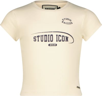 RAIZZED Hela Tops & T-shirts Meisjes - Shirt - Creme - Maat 128