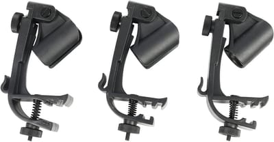 Set van 3 Drum Microfoon Clips voor Randmontage - Flexibele Microfoonbevestiging voor Drums en Percussie
