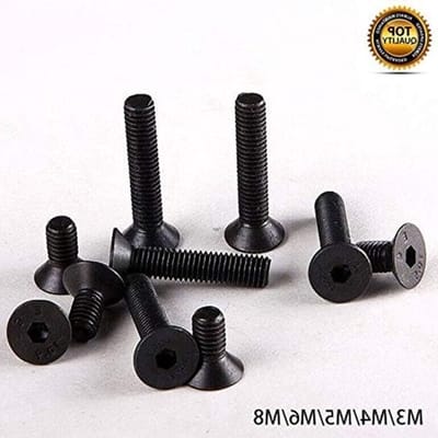 20 Stuks Verzinkte Schroeven met Verzonken Kop, M5*20mm, Voor Bevestiging en Montage