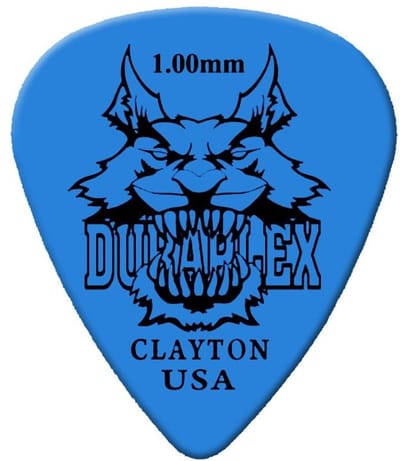 Clayton - Duraplex - Plectrum - 1.00 mm - 72-pack