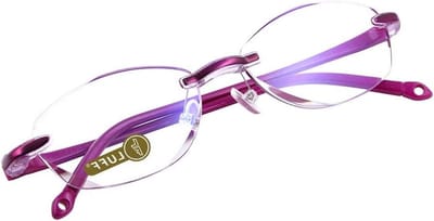 Leesbril Frameloos - Leesbrilletje Spectacles - Comfortabel Lezen - HD Vision - 52 mm lens breedte - Transparant