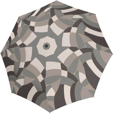 doppler Paraplu Carbonsteel Long AC Chic Grey Grijs Veelkleurig