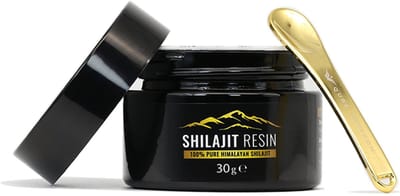 Shilajit Resin 30 gram| 100% Puur | 60-80% Fulfic Acid | Mumijo | Rijk in 85+ Trace Minerals | Gewonnen in het hoogland van de Himalaya