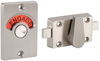 Dailygoody - Toilet Lock Indicator - Rvs Deurhendel - In-Use of Free Indicator - Privacy Lock - Ideaal voor Publieke Toiletten - Elegant Design