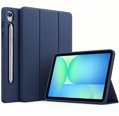 ChiGuard Hoesje geschikt voor Samsung Galaxy Tab S10 FE+ Hoesje – Shock Proof Hoesje – Smart Cover - Blauw