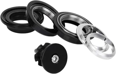 Hoofdkussen Set met Aluminium Lagers voor Fietsen - 44 mm Binnen Diameter, Geschikt voor Voorvorken met 28.6 mm Diameter, Duurzaam en Lichtgewicht