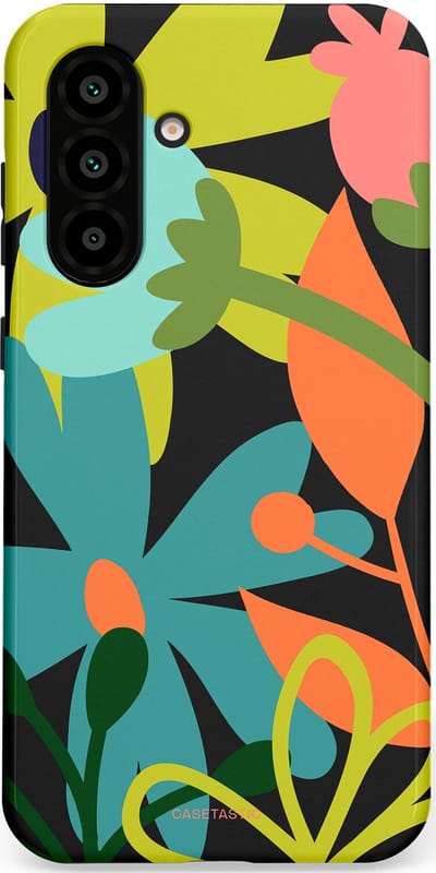 Casetastic Hoesje Geschikt voor Samsung A56 / A36 - Stijlvolle Beschermende Duo-layer Case - Botanisch Feest