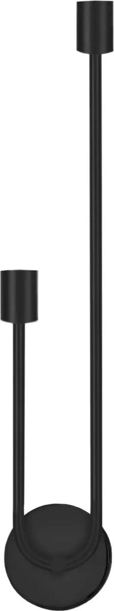 TooLight Wandlamp - Zwart - 2 Lichtpunten - E14 Fitting - Tijdloos Design