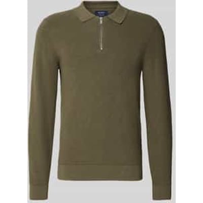 Gebreide pullover met reverskraag