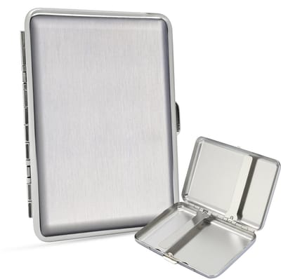 Sigarettendoosjes Zilver - 16 Sigaretten - Metaal - Sigarettenhouder - Windbestendig