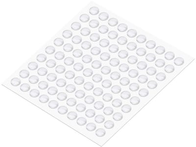 Dailygoods- Deurbuffers 100 Stuks - Zelfklevend - Transparant - Rubber - Beschermpads - Schokbestendig - 8 mm Diameter - Stootpads